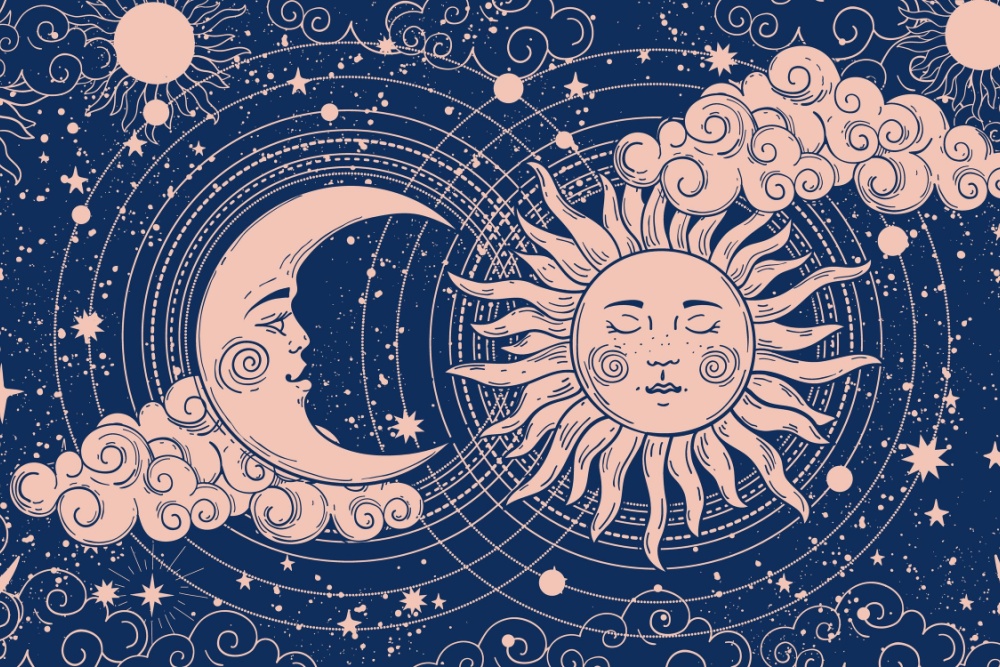 ネイタルチャートの太陽星座と月星座の違いって何だろう?自分の性格をもっと深く理解したい!