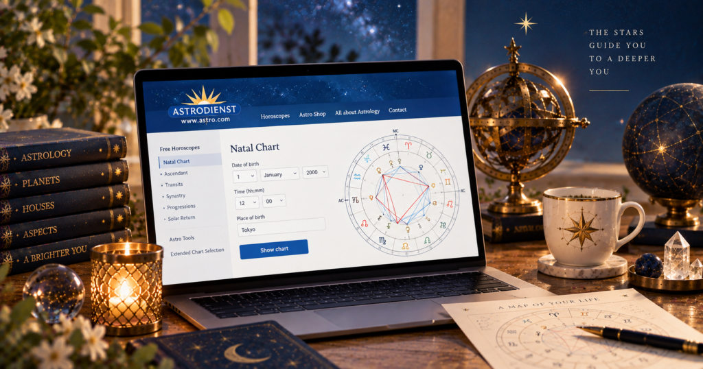 Astrodienst（アストロディエンスト）の使い方｜無料でホロスコープ・ネイタルチャート（出生図）を作る方法