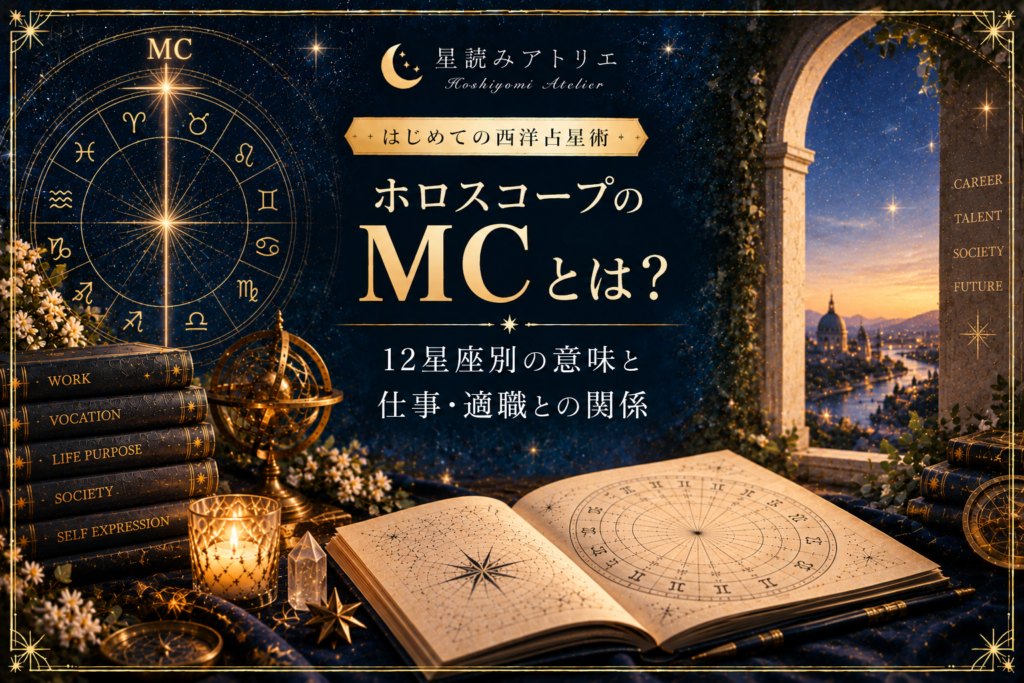 ホロスコープのMCとは？12星座別の意味と仕事・適職との関係