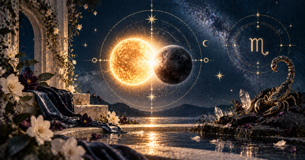 太陽×冥王星の合が蠍座にあるとどうなる？性格・恋愛・人生に表れる強さとは