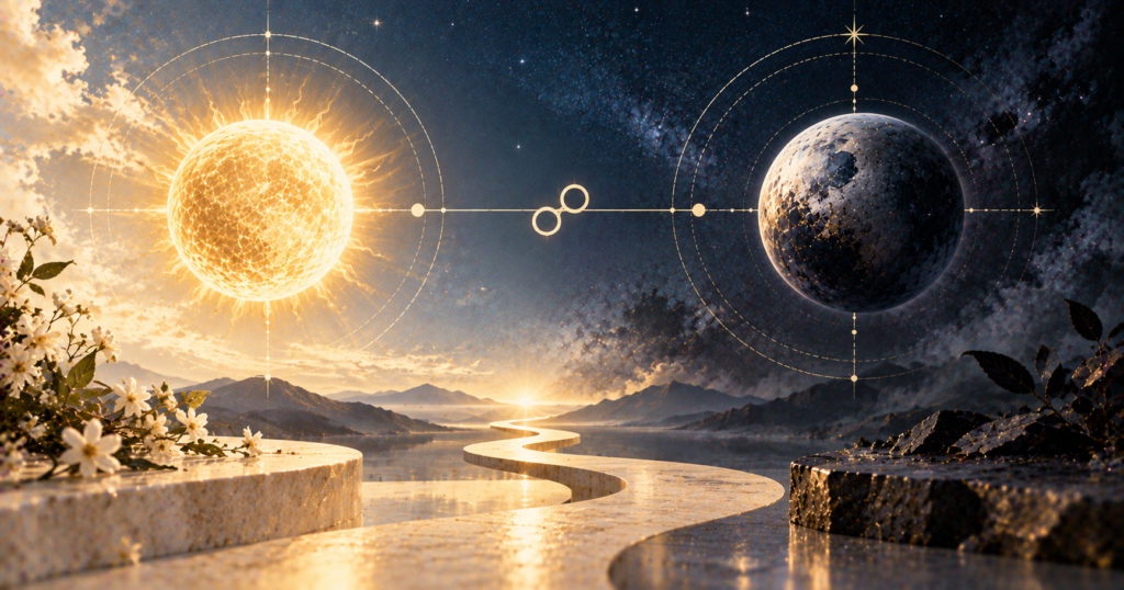 太陽×冥王星オポジションの活かし方｜執着・極端さを集中力と人生を変える力に変える