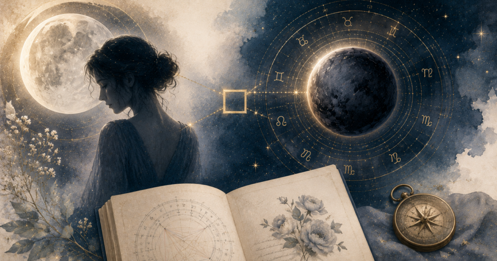 月と冥王星スクエアの相性は苦しい？強すぎる絆と執着の関係性を読み解く