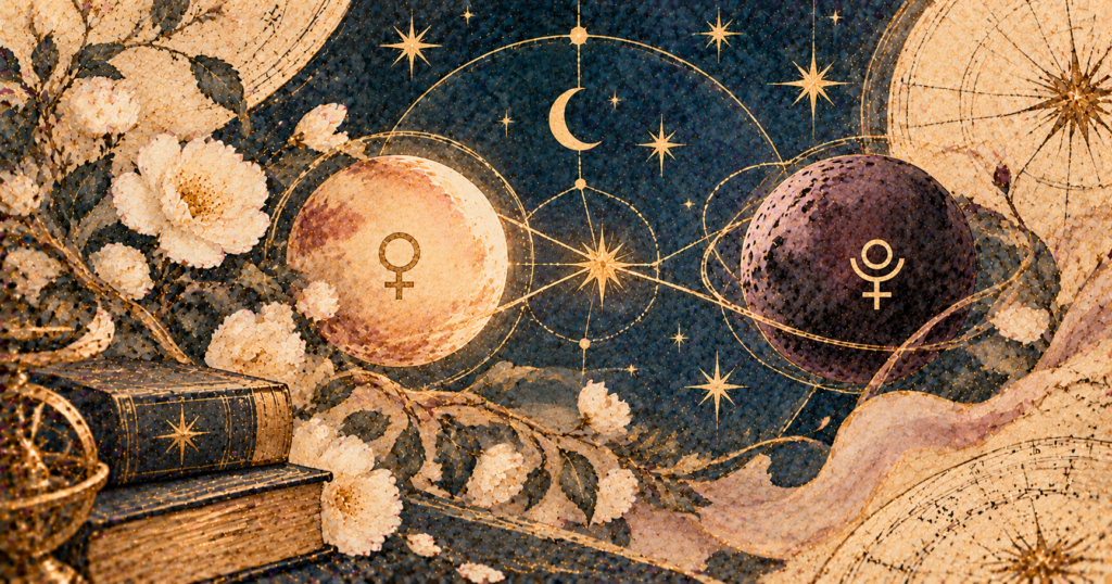金星 冥王星 セクスタイル 相性｜強い吸引力と軽やかさを両立する恋愛の特徴と注意点