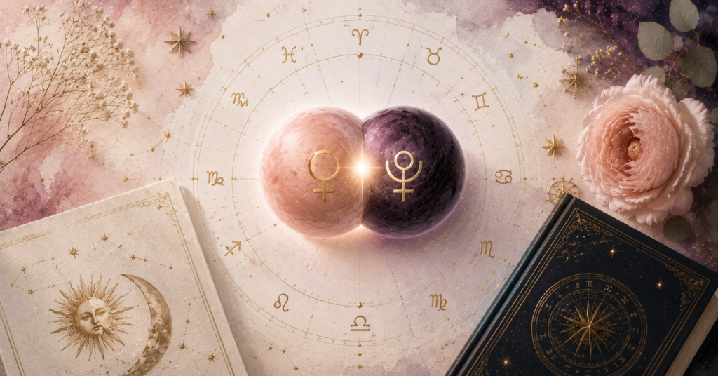 金星と冥王星が合（0度）のネイタル｜恋愛・お金・人生に表れる影と光を徹底解説