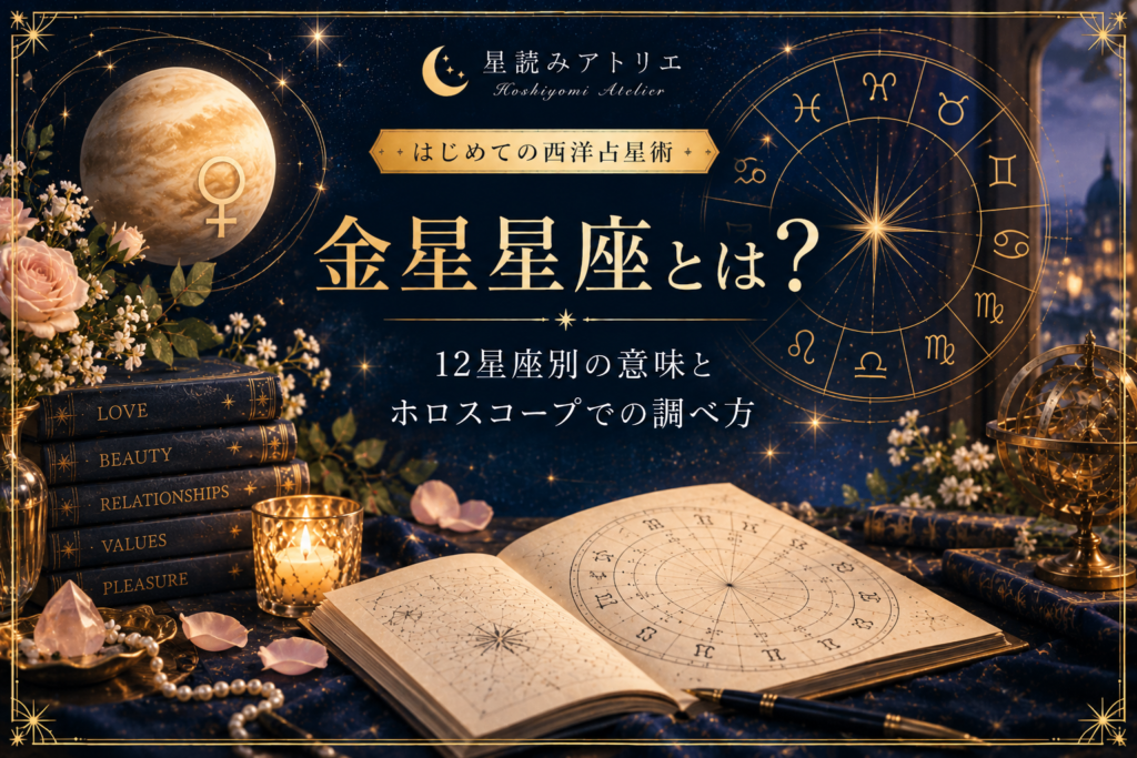 金星星座とは？12星座別の意味とホロスコープでの調べ方
