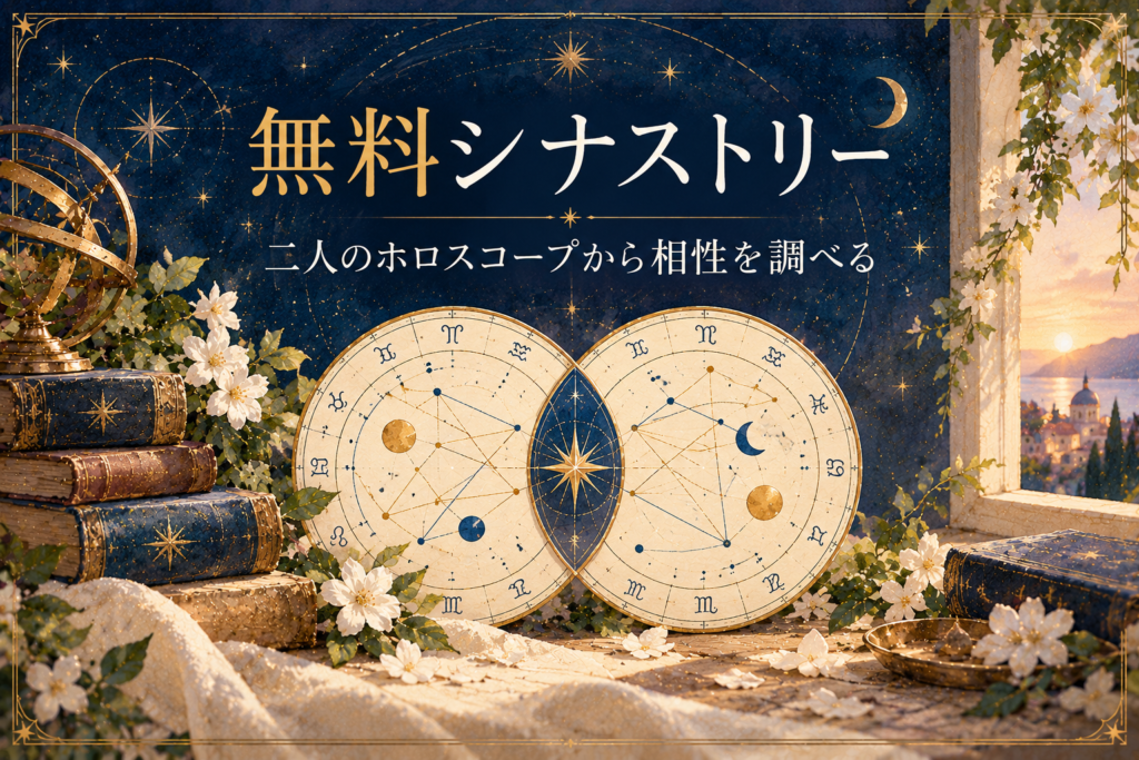 無料シナストリー｜二人のホロスコープから相性を調べる