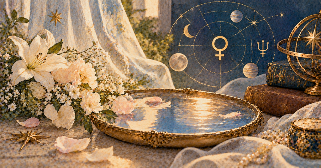 金星×海王星のアスペクトは恋愛・結婚にどう表れる？理想の愛と5つの角度を読み解く