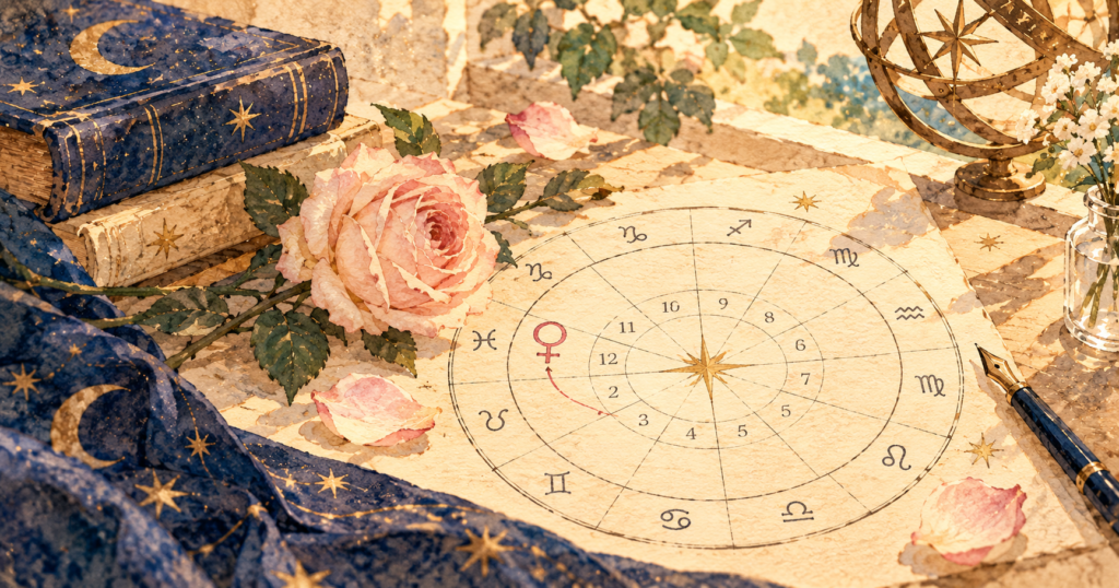 金星は何ハウス？1〜12ハウス別の恋愛傾向・結婚で大切にすること